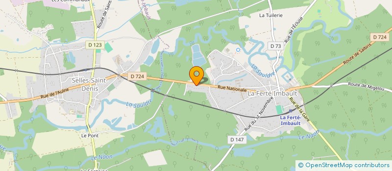 localisation de l'entreprise S.C.I. COCO  SELLES SAINT DENIS