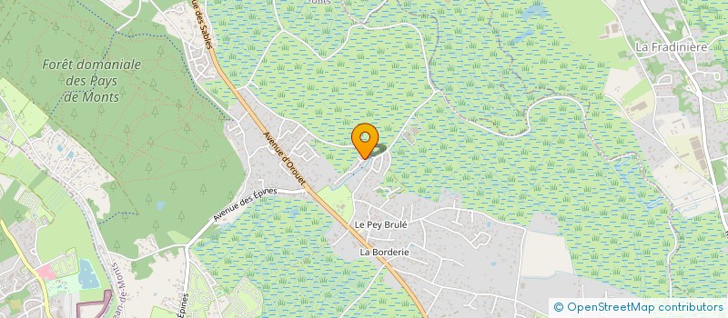 localisation de l'entreprise S.C.I COFRED  SAINT-JEAN-DE-MONTS