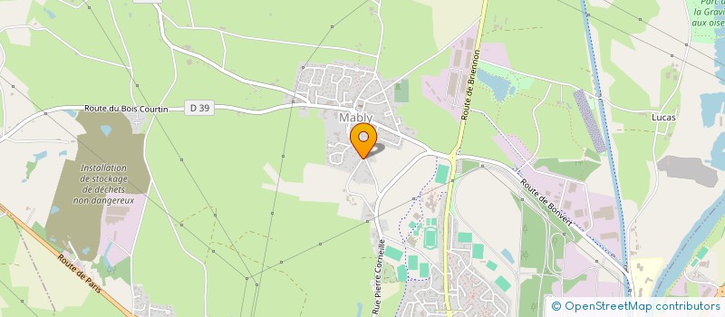 localisation de l'entreprise S.C.I. COLADE  MABLY