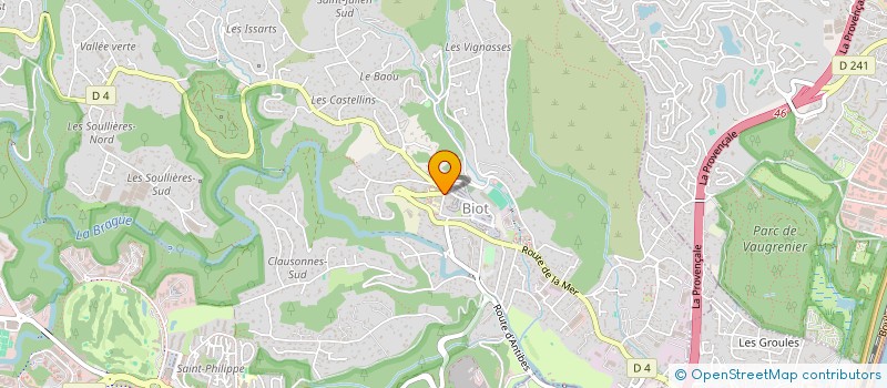 localisation de l'entreprise S.C.I. COLBERT  BIOT