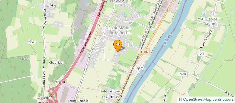 localisation de l'entreprise S.C.I. COLIN  SAINT-MARTIN-BELLE-ROCHE