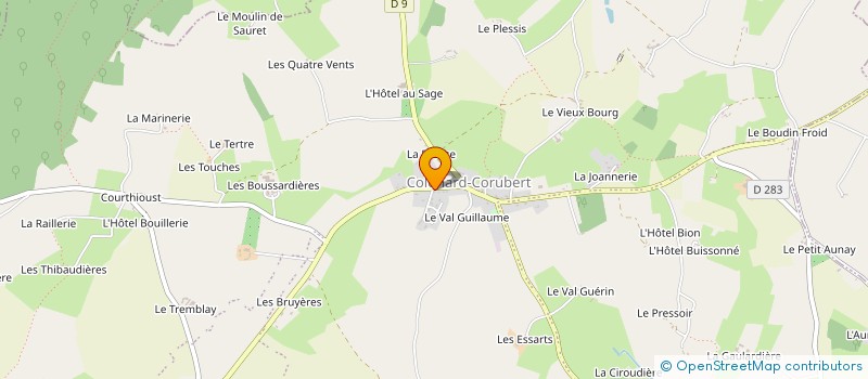 localisation de l'entreprise S.C.I. COLLET à PERCHE-EN-NOCE