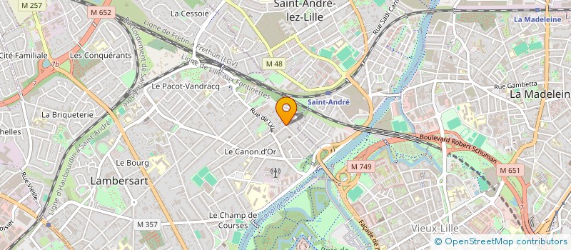 localisation de l'entreprise S.C.I. COMA PATRIMOINE à LAMBERSART