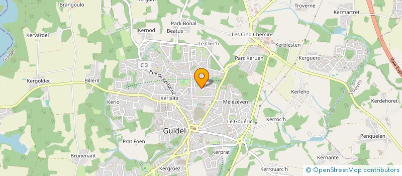 localisation de l'entreprise S.C.I. COMANA  GUIDEL