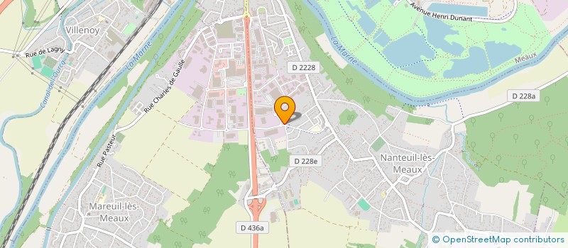 localisation de l'entreprise S.C.I. CORAIL à NANTEUIL-LES-MEAUX