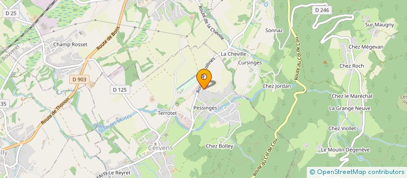 localisation de l'entreprise S.C.I. CORALEX LOCATION  CERVENS