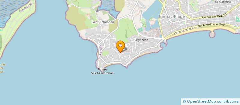 localisation de l'entreprise S.C.I. CORNIBU  CARNAC