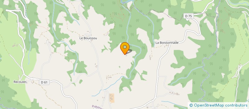 localisation de l'entreprise S.C.I. COUFFIN  PREVINQUIERES