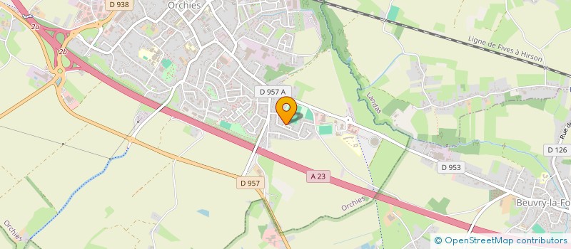 localisation de l'entreprise S.C.I. COULON  ORCHIES