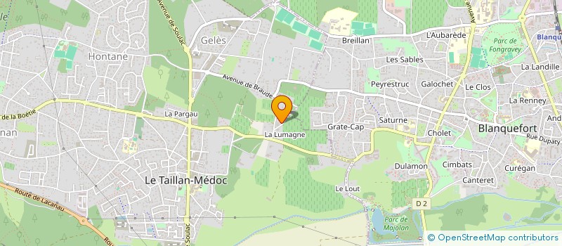 localisation de l'entreprise S.C.I COURNALET  LE TAILLAN MEDOC