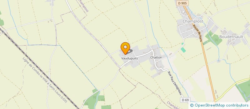 localisation de l'entreprise S.C.I. COURQUILLON  CHAMPLOST