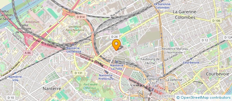 localisation de l'entreprise S.C.I. CPE DES YVELINES  COURBEVOIE