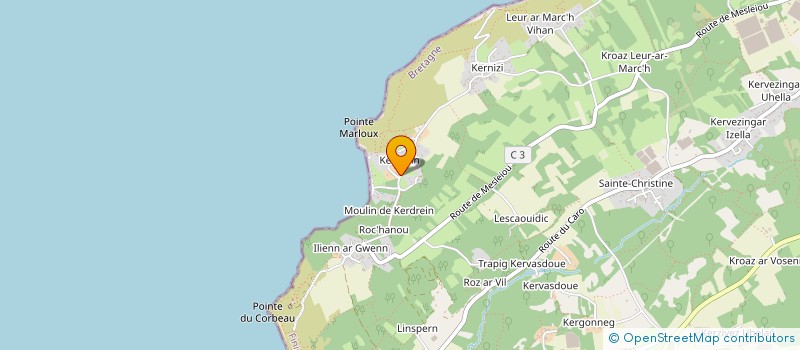 localisation de l'entreprise S.C.I. CR-MONT  PLOUGASTEL-DAOULAS