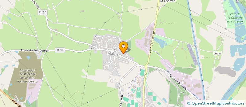 localisation de l'entreprise S.C.I. CREADOMUS  MABLY