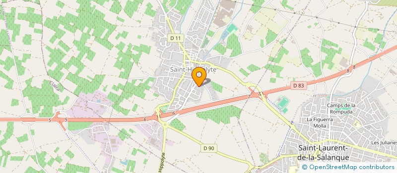 localisation de l'entreprise S.C.I CREME  SAINT-HIPPOLYTE