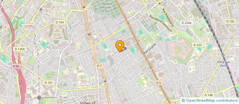 localisation de l'entreprise S.C.I CRICRINANA  VITRY-SUR-SEINE