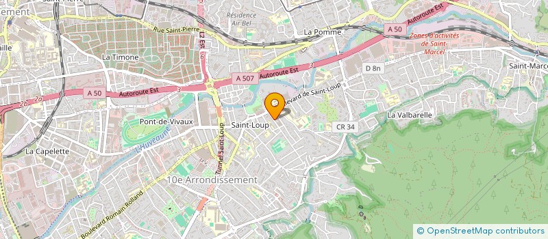 localisation de l'entreprise S.C.I. CRIFLOLO à MARSEILLE