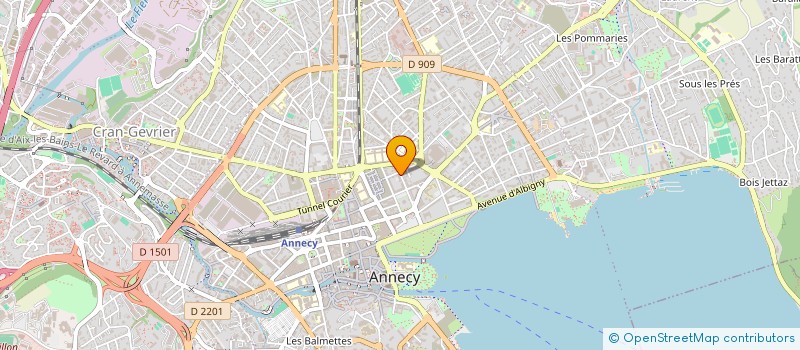 localisation de l'entreprise S.C.I CROPETTE à ANNECY