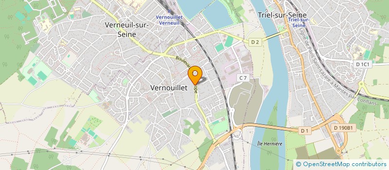 localisation de l'entreprise S.C.I. CY SYMBOLE à VERNOUILLET