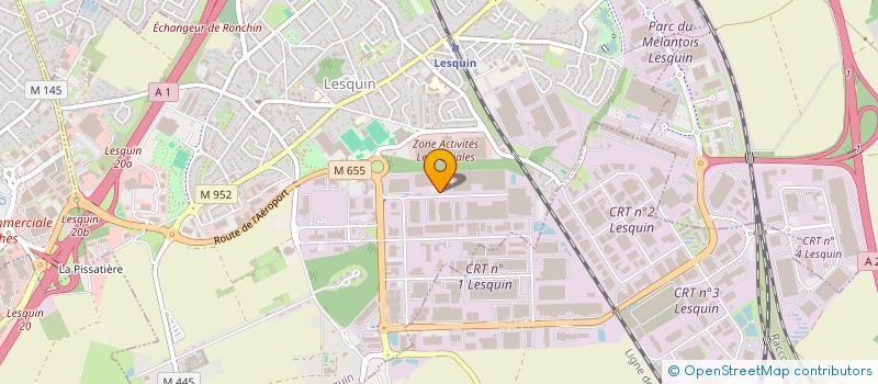 localisation de l'entreprise S.C.I. CYJOLU à LESQUIN