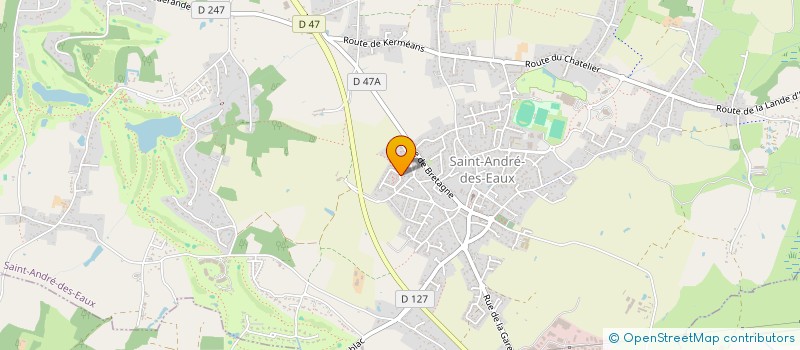 localisation de l'entreprise S.C.I  D'ALMACO  SAINT-ANDRE-DES-EAUX