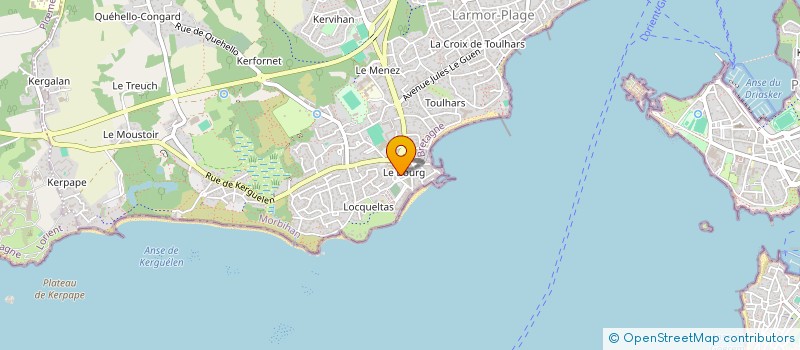 localisation de l'entreprise S.C.I. D'ARVOR  LARMOR-PLAGE