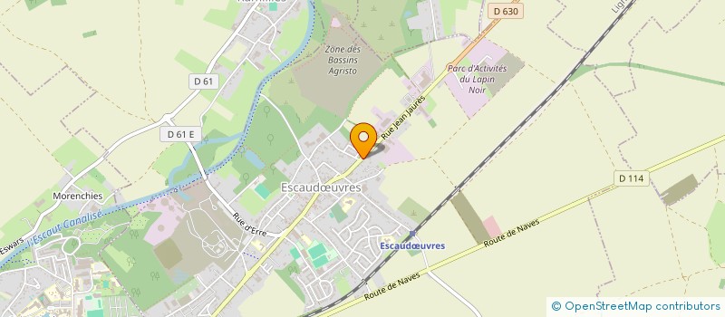 localisation de l'entreprise S.C.I. D'AUTOMNE  ESCAUDUVRES