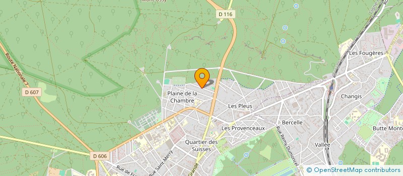 localisation de l'entreprise S.C.I. D.H.B.  FONTAINEBLEAU