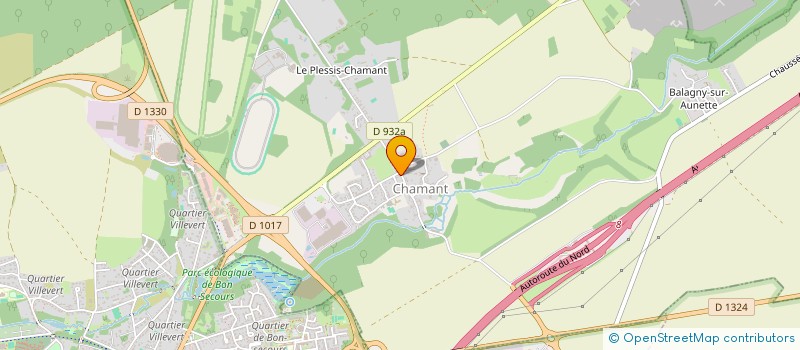 localisation de l'entreprise S.C.I. D'HALATTE  CHAMANT