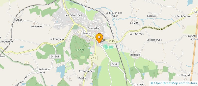 localisation de l'entreprise S.C.I. D.K.S.J.  NEXON