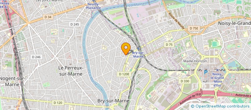 localisation de l'entreprise S.C.I - D.L.A RIGNY  BRY-SUR-MARNE
