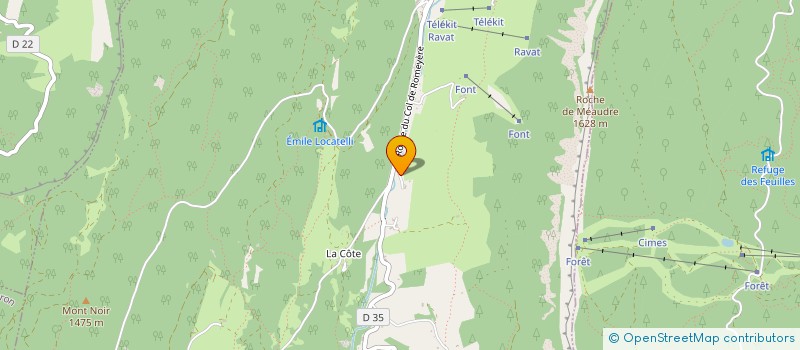 localisation de l'entreprise S.C.I. D.M.G  SAINT-JUST-DE-CLAIX