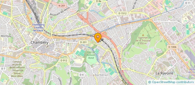 localisation de l'entreprise S.C.I. D.P.F.  BARBERAZ