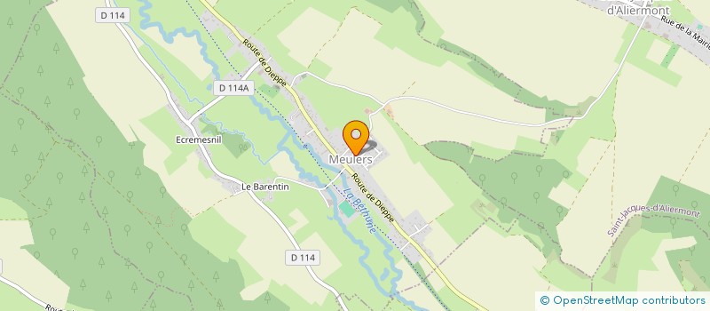 localisation de l'entreprise S.C.I D P F  MEULERS