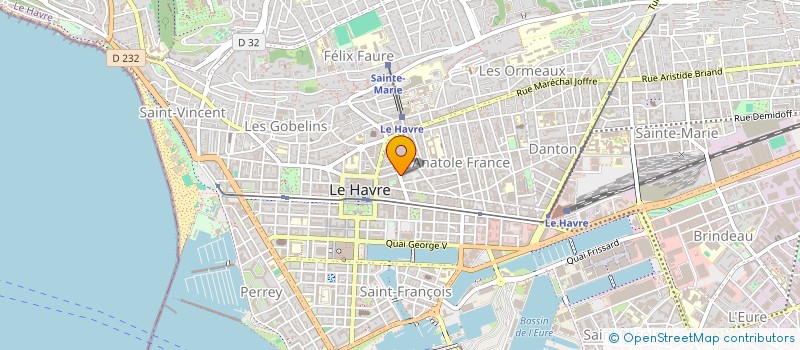 localisation de l'entreprise S.C.I. D.R.B. à LE HAVRE