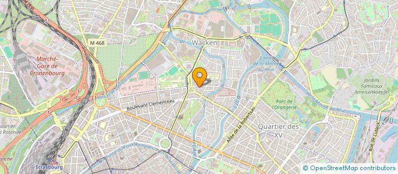 localisation de l'entreprise S.C.I. DALIA  STRASBOURG