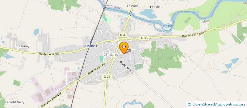 localisation de l'entreprise S.C.I. DALUCE à POULAINES