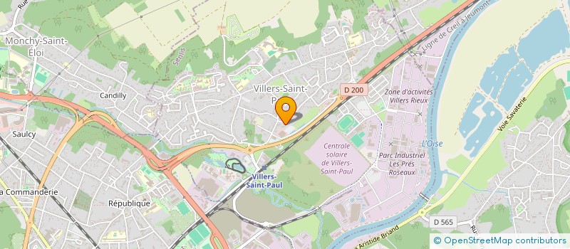 localisation de l'entreprise S.C.I. DALY  VILLERS-SAINT-PAUL