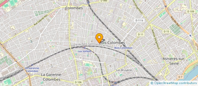 localisation de l'entreprise S C I DANAMIC à BOIS-COLOMBES