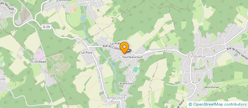 localisation de l'entreprise S.C.I DANIEJO  ANGICOURT