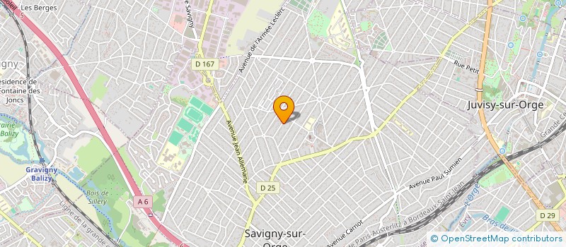 localisation de l'entreprise S.C.I. DANIEL  SAVIGNY-SUR-ORGE