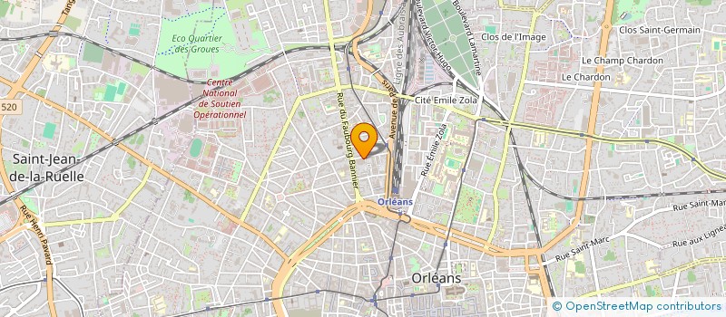 localisation de l'entreprise S.C.I DAPA à ORLEANS