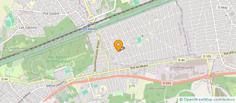 localisation de l'entreprise S.C.I DAPABDX à TREMBLAY-EN-FRANCE