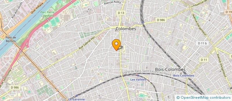 localisation de l'entreprise S.C.I. DARC  COLOMBES