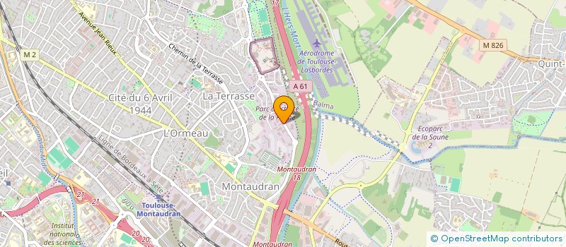 localisation de l'entreprise S.C.I. DAT 32 à TOULOUSE