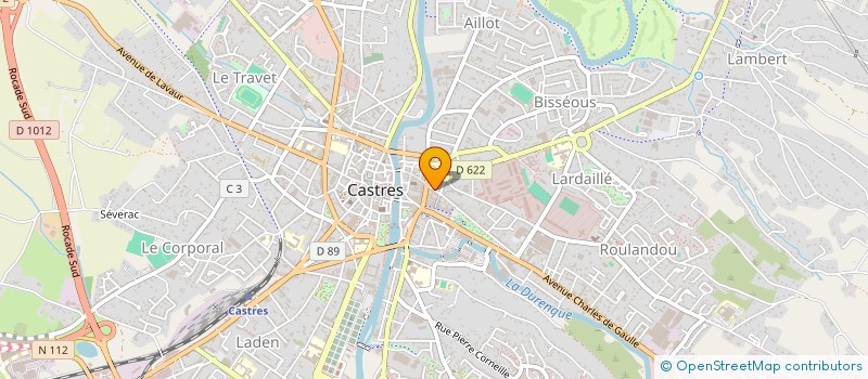 localisation de l'entreprise S.C.I. DATH  CASTRES