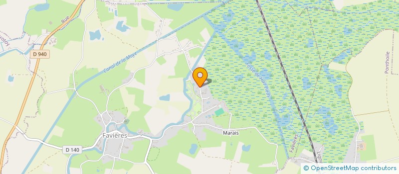 localisation de l'entreprise S.C.I. DAV ANTHO  FAVIERES