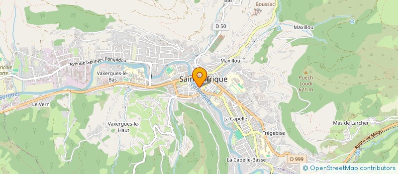 localisation de l'entreprise S.C.I. DAVID  VABRES L'ABBAYE