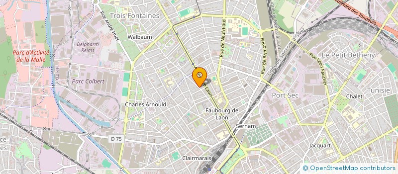 localisation de l'entreprise S.C.I. DCCG  REIMS