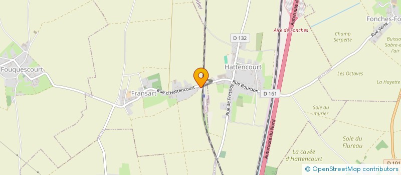 localisation de l'entreprise S.C.I DE CADEX  FRANSART